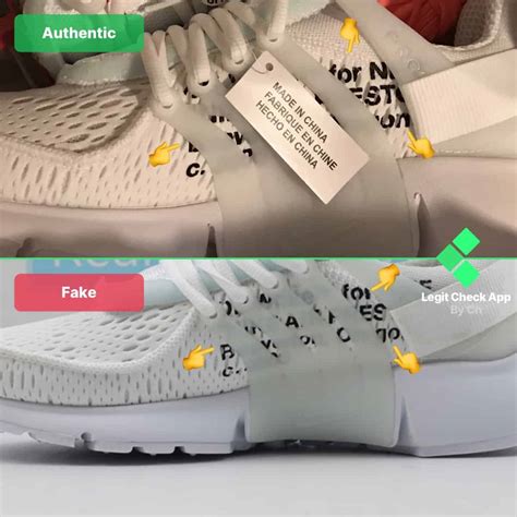 nike x off white presto fake vs real|off white presto white check.